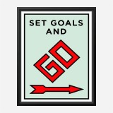 Desenio Goal Setting Motivational Framed Print